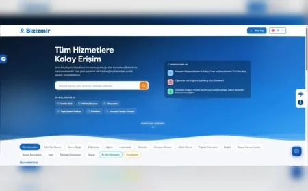 İzmir Büyükşehir Belediyesi’nin Dijital Hizmet Platformu Bizİzmir Yenilenen Özellikleriyle Hizmete Sunuldu
