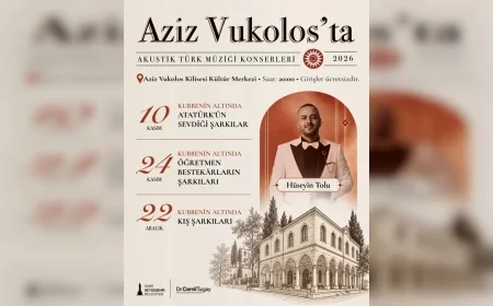 İzmir Büyükşehir Belediyesi Aziz Vukolos’ta Ücretsiz Akustik Müzik Konserlerini Başlatıyor