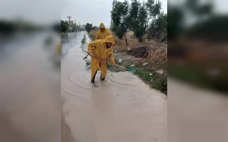 Muğla Büyükşehir Belediyesi Sağanak Yağışların Ardından 24 Saatte 111 Olaya Müdahale Etti