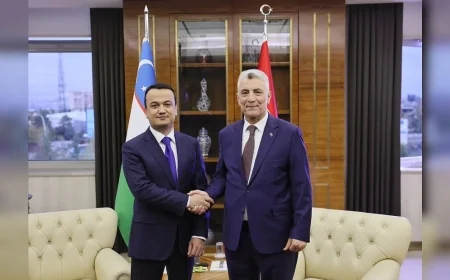 Ticaret Bakanı Ömer Bolat: “Özbekistan ile 5 milyar dolarlık ticaret hacmi hedefine en kısa sürede ulaşmayı hedefliyoruz”