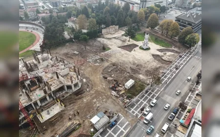 Düzce Belediye Başkanı Dr. Faruk Özlü: “Tek Park, Merkez Park” Anıt Eser ve Çevresindeki Yeşil Alanlar Bütünleşiyor
