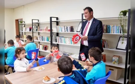 Giresun Belediye Başkanı Fuat Köse, Boztekke İlkokulu ve Ortaokulu’nu Ziyaret Ederek Eğitim Ortamını İnceledi