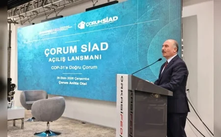 ÇORUM VALİSİ ALİ ÇALGAN, “COP31’E DOĞRU” PANELİNDE YEŞİL DÖNÜŞÜM VE SÜRDÜRÜLEBİLİR KALKINMA GÜNDEMİNİ ELE ALDI