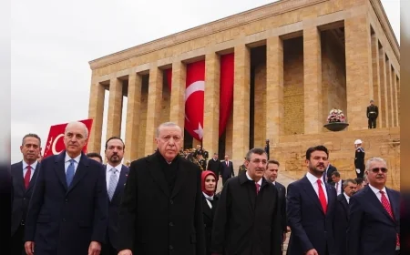 AK Parti Çorum Milletvekili Av. Yusuf Ahlatcı, Cumhuriyetimizin 103. Yıl Dönümünde Anıtkabir’deki Resmî Törende Yer Aldı