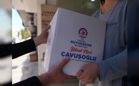 Denizli Büyükşehir Belediye Başkanı Bülent Nuri Çavuşoğlu: “Denizli’de Kimseyi Yalnız ve Çaresiz Bırakmıyoruz”