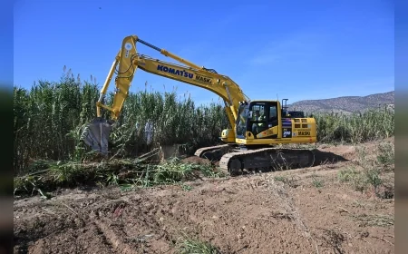 Manisa Büyükşehir Belediyesi ve MASKİ’den Salihli Kemerdamları’nda Taşkın Riskine Karşı 2 Kilometrelik Dere Temizliği