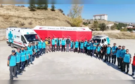 Çorum’da UMKE Temel Eğitimi Tamamlandı, Gönüllü Sağlık Personeli Sayısı 187’ye Ulaştı