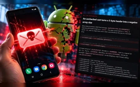 Android Telefonlarda SMS of Death Tehlikesi: Tek Bir Mesaj Telefon Görüşmelerini Kesebiliyor