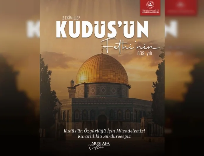 İçişleri Bakanı Mustafa Çiftçi: “Kudüs bizim kırmızı çizgimizdir”
