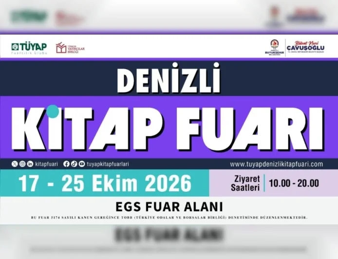 Denizli Büyükşehir Belediyesi Ev Sahipliğinde TÜYAP Kitap Fuarı 200’den Fazla Yazar ve Yayıncıyı Okurlarla Buluşturacak