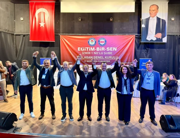 Eğitim-Bir-Sen İzmir 1 No.lu Şubesi 7. Olağan Genel Kurulunda Ali Bilgiç Yeni Şube Başkanı Seçildi