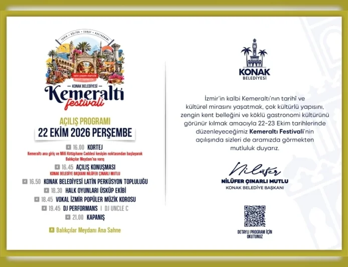 İzmir’in Tarihi Kemeraltı Çarşısı Kültürel Mirası, Gastronomisi ve Renkli Etkinlikleriyle Festivale Ev Sahipliği Yapacak