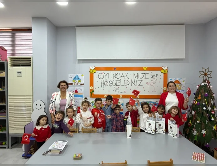 Kdz. Ereğli Belediyesi Oyuncak Müzesi’nde Cumhuriyetin 103. Yılı Çocukların Katıldığı Özel Atölyeyle Kutlandı