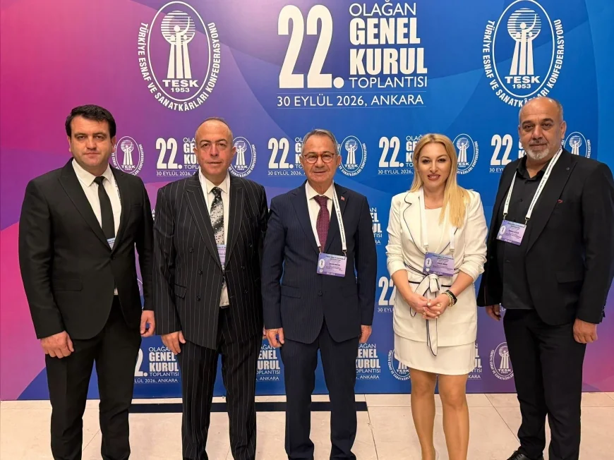 Akhisarlı Oda Başkanları TESK 22. Olağan Genel Kurulu’nda Esnafı Temsil Etti