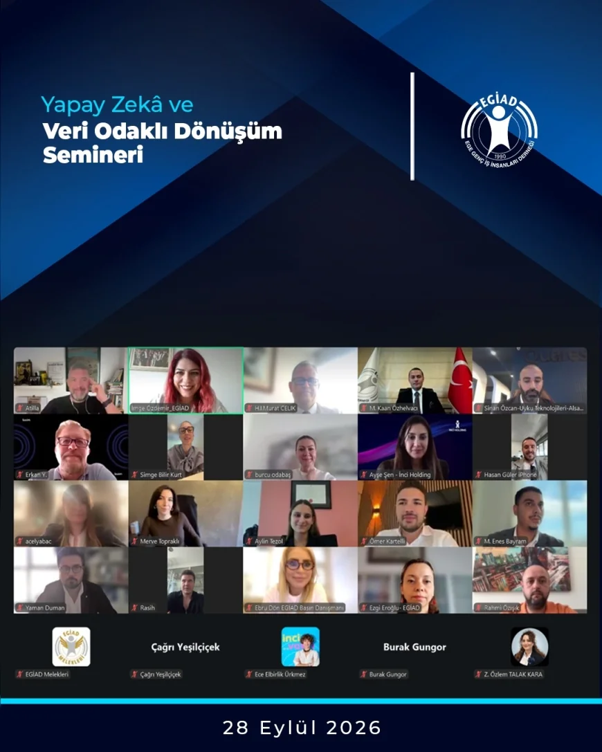 EGİAD Yönetim Kurulu Başkanı M. Kaan Özhelvacı: “Yapay zekâ artık bir teknoloji tercihi değil, rekabet gücünün temel unsurlarından biri”