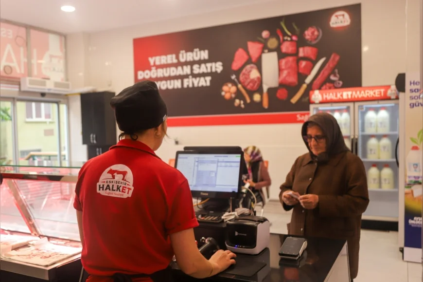 Eskişehir’de Halk Et Marketler bir yılda 230 ton kırmızı eti vatandaşlarla buluşturdu