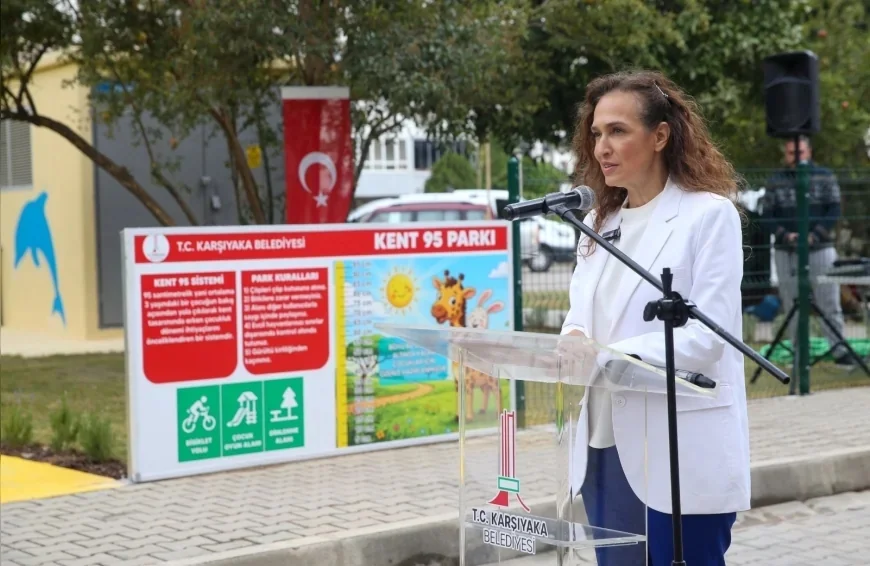 Karşıyaka Belediye Başkanı Yıldız Ünsal: “Kent 95 Parkı çocuk politikamızın somut bir örneği”