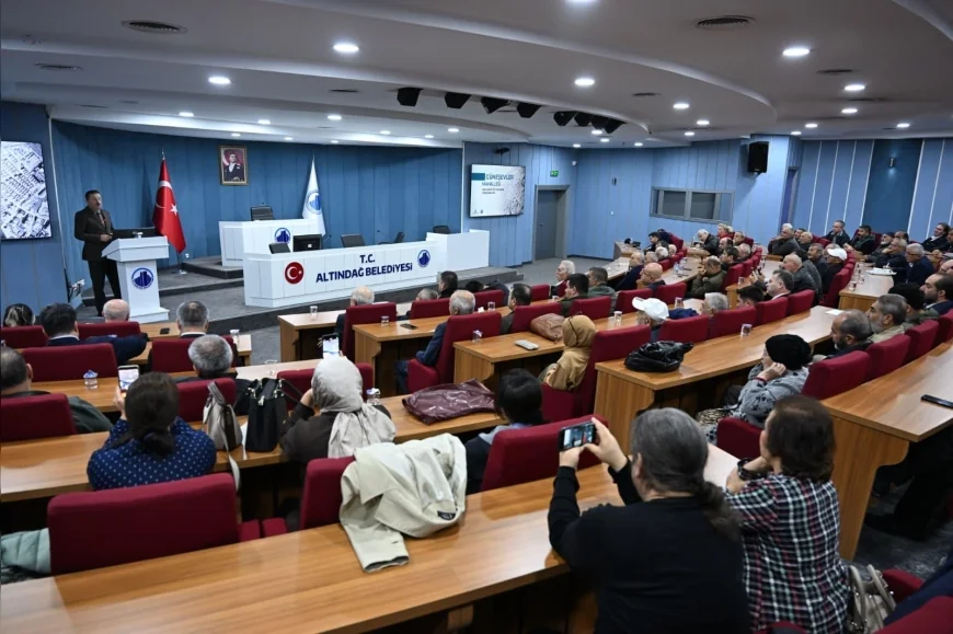 ALTINDAĞ BELEDİYE BAŞKANI DR. VEYSEL TİRYAKİ: “KENTSEL DÖNÜŞÜMDE BİR MARKAYIZ, BU KONUDA ÖNCÜYÜZ”