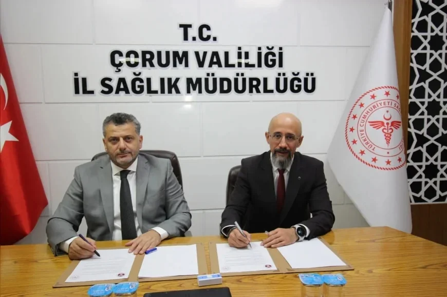 Hitit Üniversitesi ile Çorum İl Sağlık Müdürlüğü arasında tıp öğrencilerinin saha eğitimini güçlendirecek protokol imzalandı
