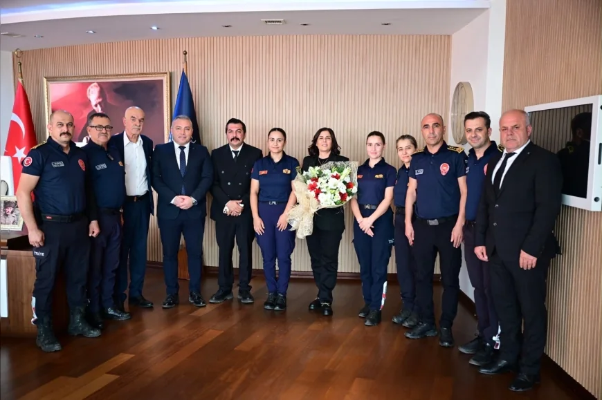 Aydın Büyükşehir Belediye Başkanı Özlem Çerçioğlu: “Ateş savaşçılarımızın yanında olmaya devam edeceğiz”