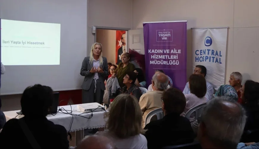 Maltepe Belediyesi’nden Dünya Yaşlılar Günü’nde ileri yaşta sağlıklı ve aktif yaşam semineri