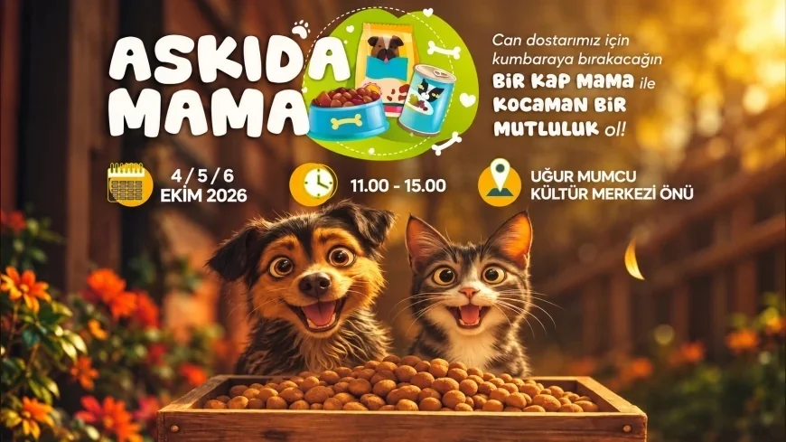 Yalova’da patili dostlar için “Askıda Mama” dayanışması 4 Ekim’de başlıyor