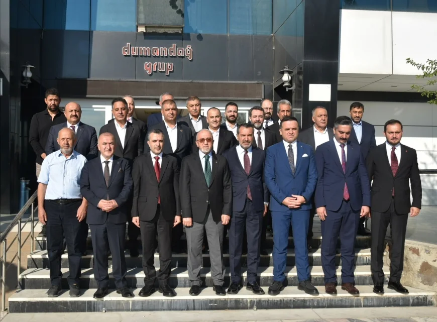 Elazığ Ticaret Borsası Başkanı Mehmet Ali Dumandağ, Adalet Bakan Yardımcısı Abdullah Aydoğdu ve İl Protokolünü Ağırladı