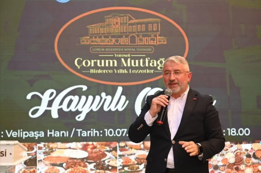 Çorum Belediye Başkanı Dr. Halil İbrahim Aşgın: “Artık gastronomide şampiyonlar ligindeyiz”