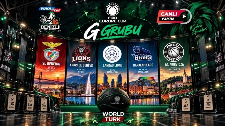 Denizli Basket’in FIBA Europe Cup Avrupa Mücadelesi WORLD TURK Ekranlarında