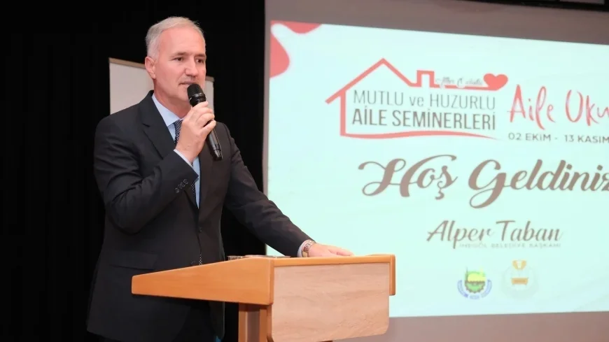 İnegöl Belediye Başkanı Alper Taban: “Aileyi yıktığın zaman devleti de toplumu da parçalamış oluyorsun”
