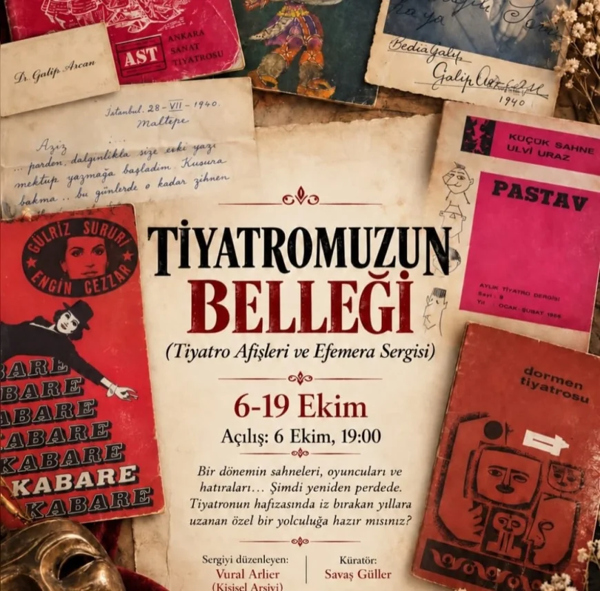 Maltepe Belediyesi’nde “Tiyatromuzun Belleği” sergisi Türk tiyatrosunun görsel arşivini sanatseverlerle buluşturdu