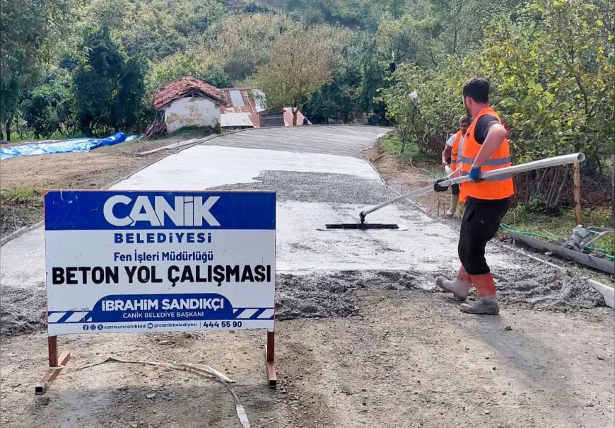 Canik Belediye Başkanı İbrahim Sandıkçı: “Ulaşım ağımızı açtığımız yeni yollarla güçlendirirken altyapısı tamamlanan yollarımızı yeniliyoruz”