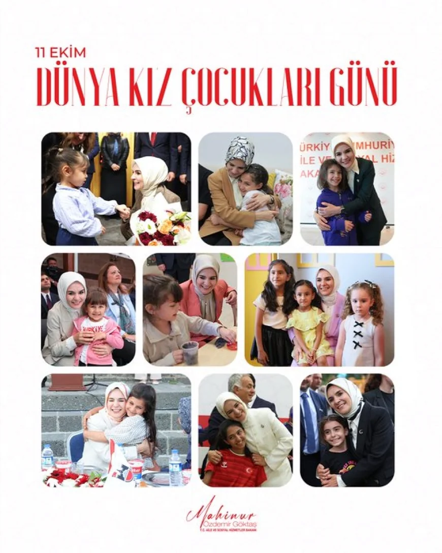 Aile ve Sosyal Hizmetler Bakanı Mahinur Özdemir Göktaş: “Kızlarımız, hayalleriniz bizim için çok kıymetli”