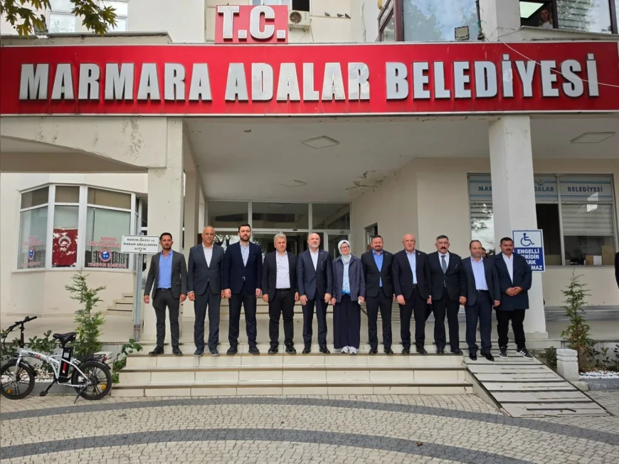 AK Parti Heyeti Marmara Adası’nda Yatırım ve Kalkınma İçin Harekete Geçti, Belediye Başkanı Aydın Dinçer ile Yeni Dönem Mesajı Verildi