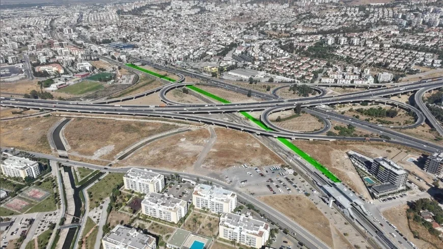 İzmir Büyükşehir Belediyesi Çiğli ile Karşıyaka Arasına 950 Metrelik Yeni Bağlantı Yolu ve İki Köprü Yapıyor