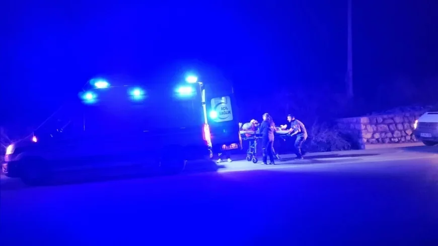 Çorum-Osmancık Kara Yolunda Motosiklet Şarampole Devrildi, Karı Koca Yaralandı