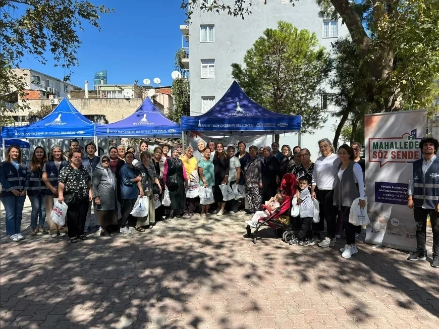 İzmir Büyükşehir Belediyesi “Mahallede Söz Sende” Programıyla Bornova’da Yurttaşların Taleplerini Dinledi