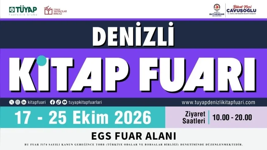 Denizli Büyükşehir Belediyesi Ev Sahipliğinde TÜYAP Kitap Fuarı 200’den Fazla Yazar ve Yayıncıyı Okurlarla Buluşturacak