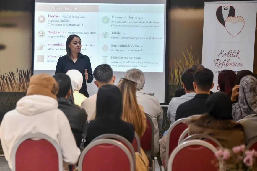 ABB’nin “Evlilik Rehberim” Seminerleri Sürüyor: Yaklaşık 300 Kişi Sağlıklı İletişim ve Güçlü Aile Temelleri İçin Eğitim Aldı