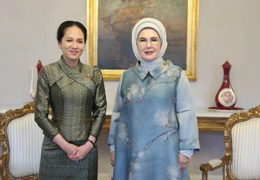 Emine Erdoğan, Kamboçya Başbakanı Hun Manet’in Eşi Pich Chanmony ile İstanbul’da Görüştü