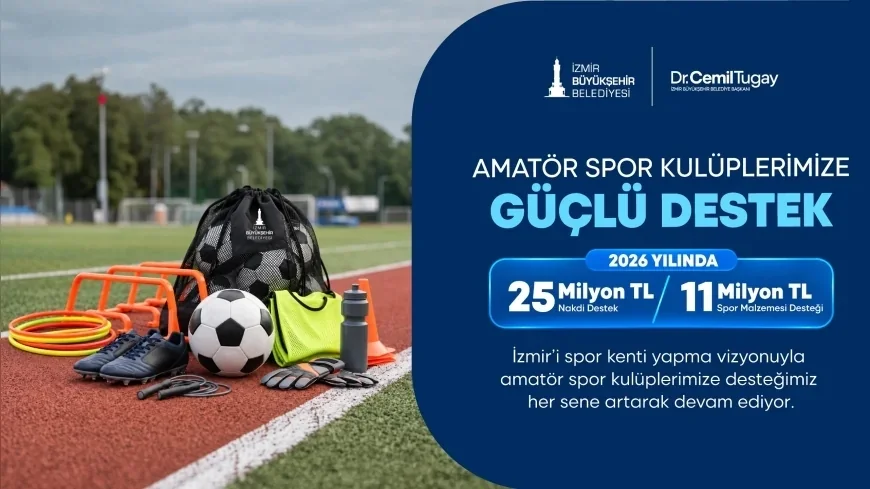 İzmir Büyükşehir Belediyesi 261 Amatör Spor Kulübüne 36 Milyon TL Destek Sağlıyor