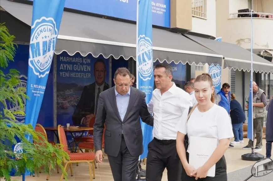 Marmaris Ticaret Odası Seçimlerine 24 Saat Kala Başkan Adayları Mutlu Ayhan ve İdris Akgül’den Dostluk Mesajı