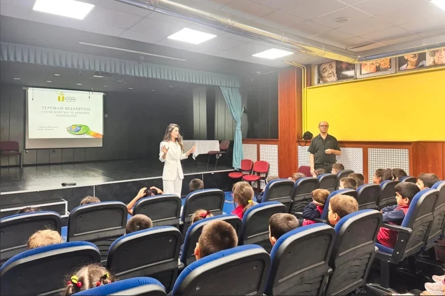 Eskişehir Tepebaşı Belediyesi Öğrencilere Geri Dönüşüm ve Atıksız Yaşam Eğitimi Verdi