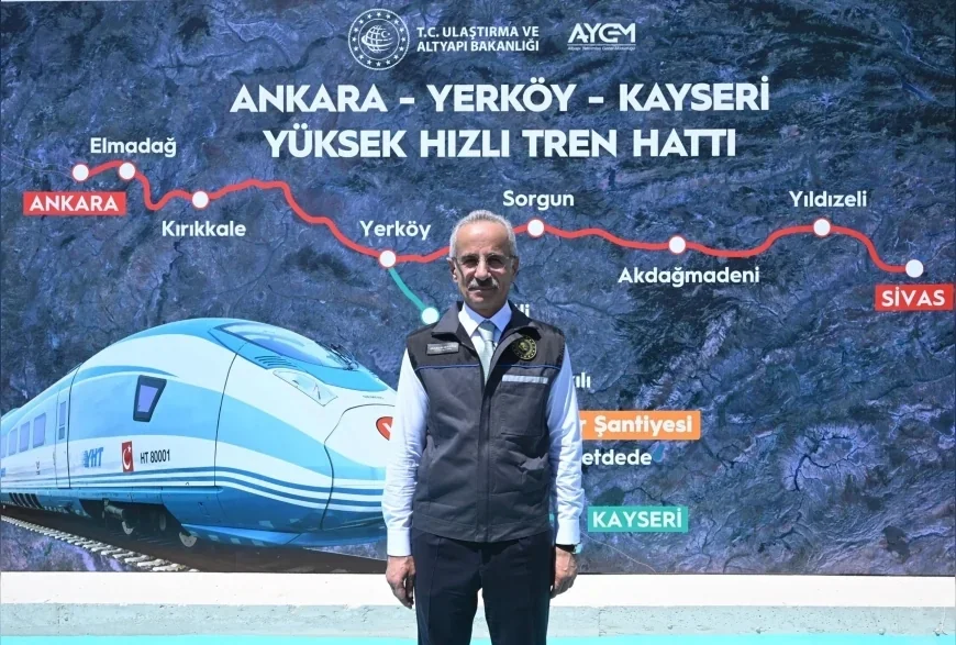 Ulaştırma ve Altyapı Bakanı Abdulkadir Uraloğlu: “Ankara-Kayseri Arasını 1 Saat 45 Dakikaya Düşüreceğiz”