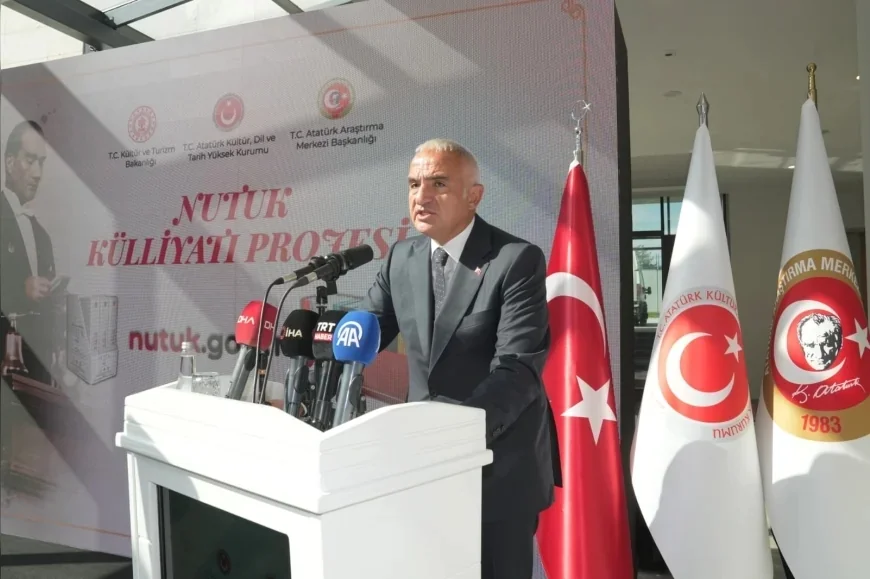 Kültür ve Turizm Bakanı Mehmet Nuri Ersoy: “Nutuk’u toplumun bütün kesimleriyle buluşturuyoruz”