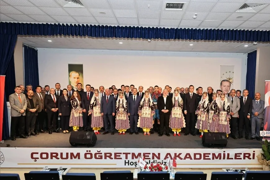 Çorum’da Öğretmen Akademileri Açıldı: Eğitim, Anayasa Hukuku, Sanat ve Kültür Aynı Programda Buluştu
