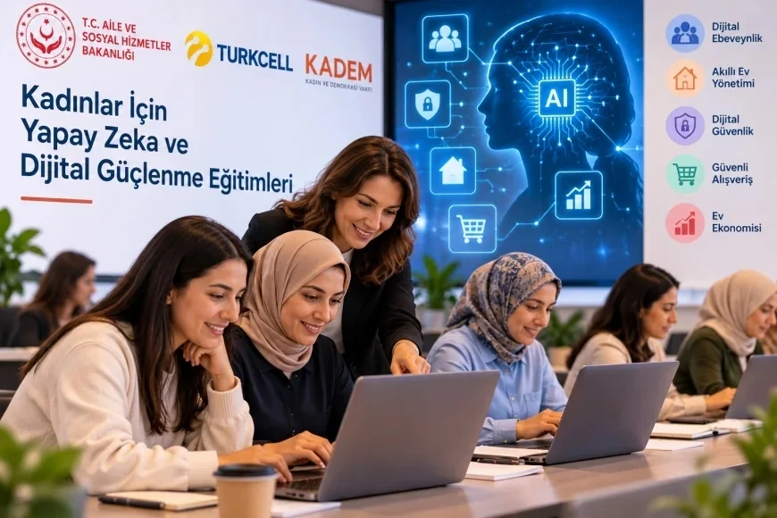 Aile ve Sosyal Hizmetler Bakanlığından Kadınlara Yapay Zeka ve Dijital Güçlenme Eğitimi: İlk Program Van’da Başlıyor