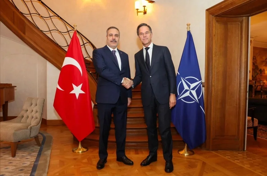Dışişleri Bakanı Hakan Fidan, Brüksel’de NATO Genel Sekreteri Mark Rutte ile Bir Araya Geldi