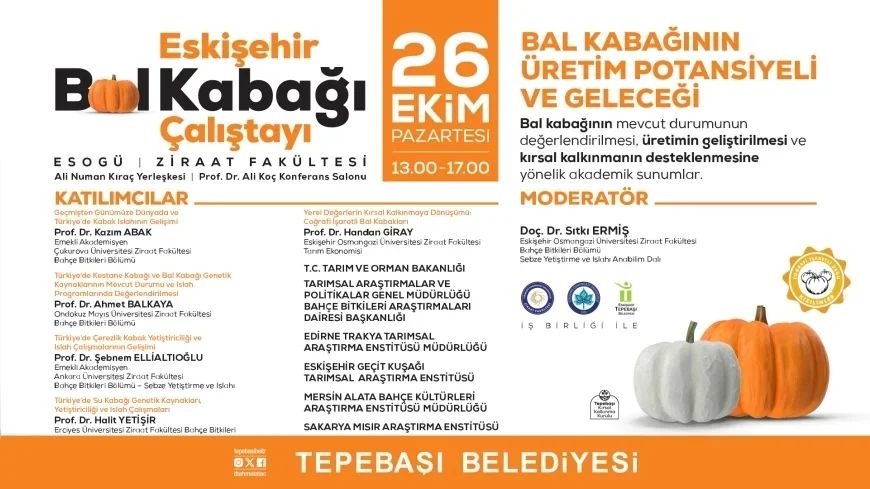Tepebaşı Belediye Başkanı Dt. Ahmet Ataç: “Bal Kabağını Ulusal Ölçekte Ele Alacağız”