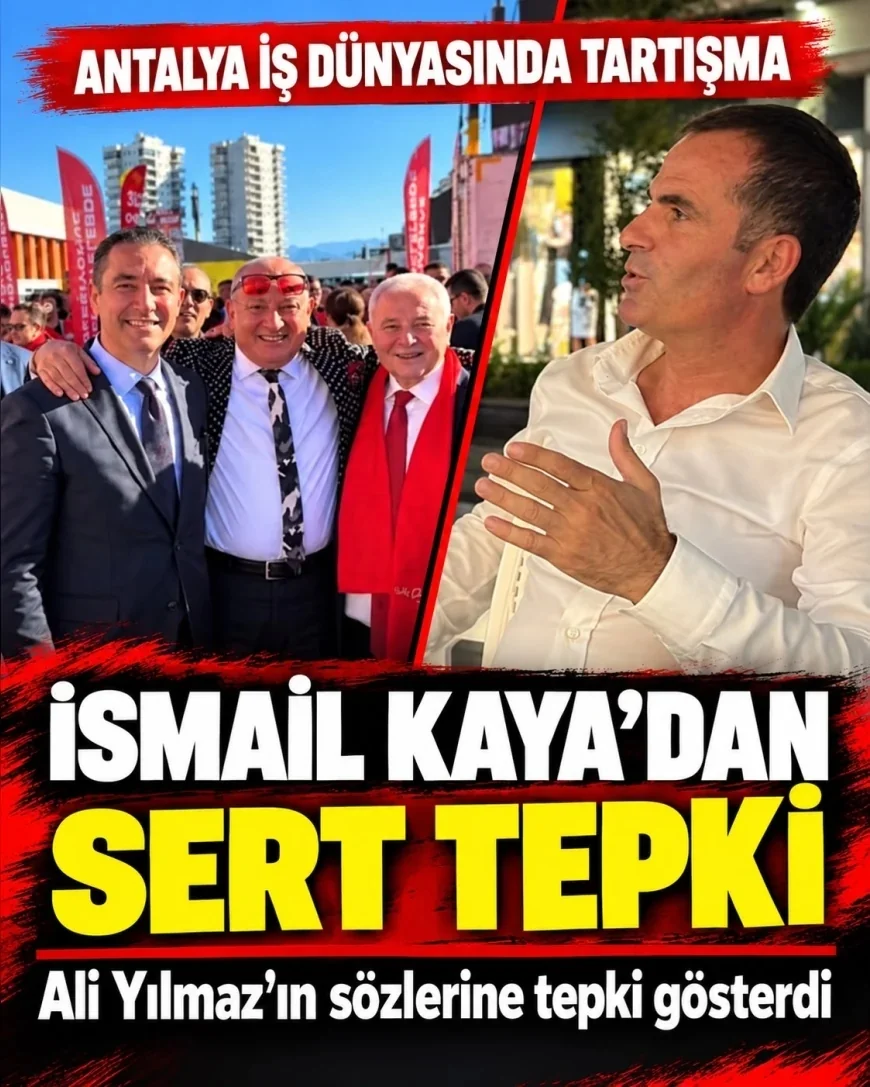 İSMAİL KAYA: “ANTALYA’NIN TİCARETİ, KİŞİSEL HESAPLARINIZA SIĞMAZ”